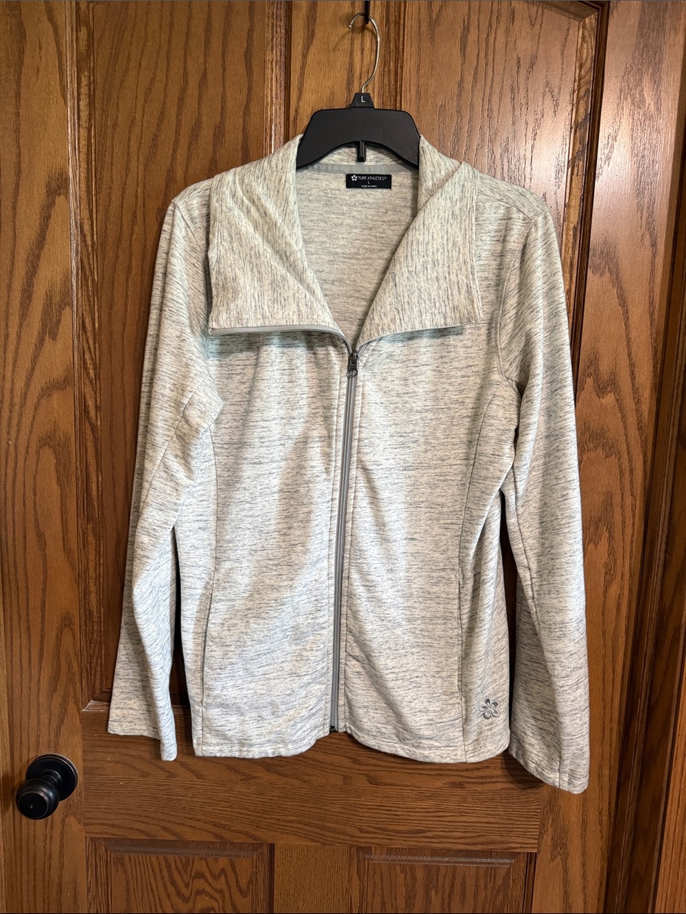 Tuff Athletics Light Gray Zip Front Jacket